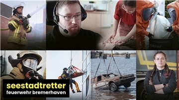 Bilder von der Feuerwehr Bremerhaven