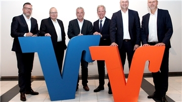 Gruppenfoto der Volksbanker.