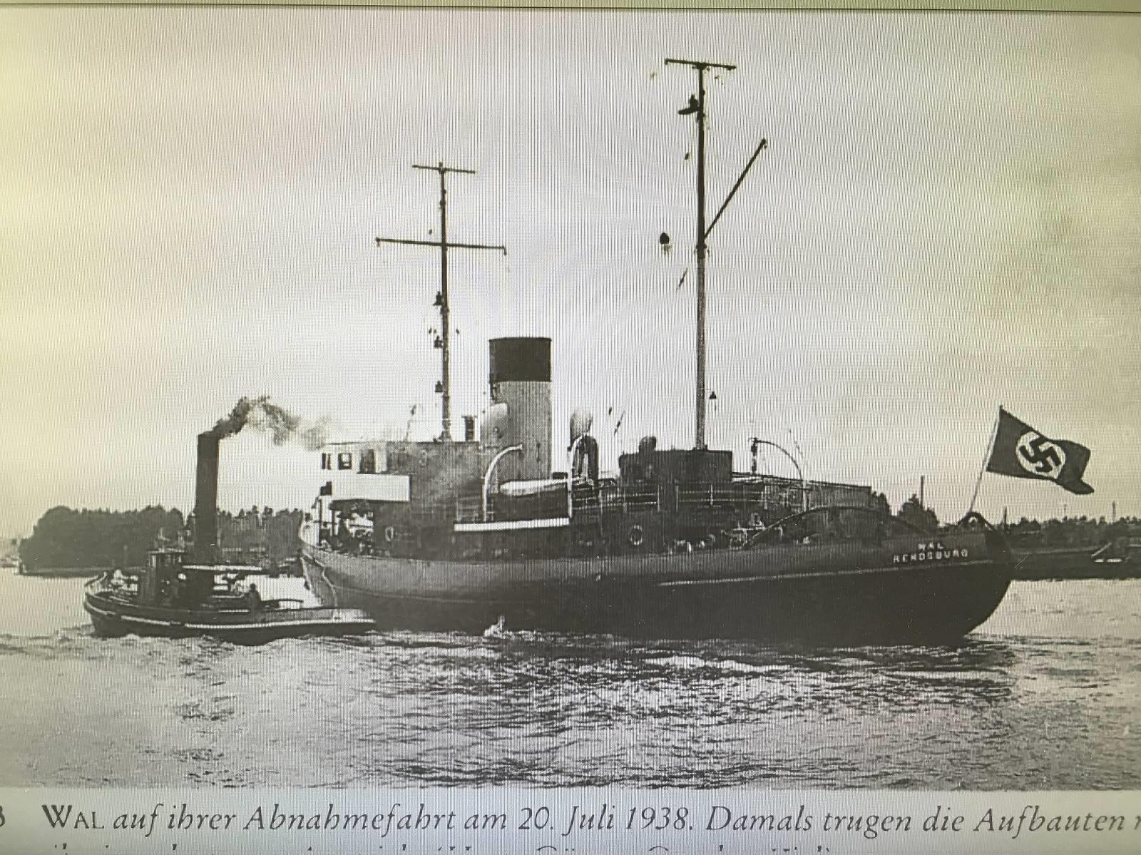 Die „Wal“ im Jahr 1938.