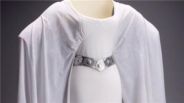 Prinzessin Leias Kleid bleibt liegen Die weiße Robe von Prinzessin Leia galt lange als verschollen.