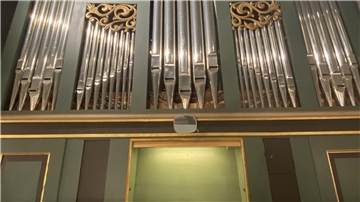 Die Wilhelm-Orgel in der Elmloher Kirche.