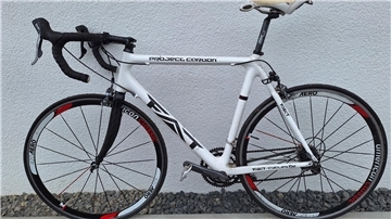 Das gefundene Rennrad.  