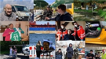 Diese Collage zeigt Szenen erfüllter Wünsche.
