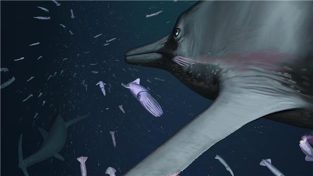Dieser Fischsaurier hatte spezielle Flossen, mit denen er leise jagen konnte.