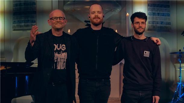 Dieter Falk (von links) Daniel Rheinbay und Paul Wunder.