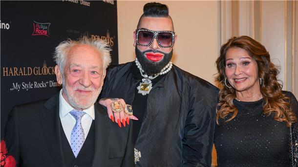 Dieter Hallervorden und seine Frau Christiane Zander gehörten zu Glööcklers Gästen.