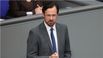 Dirk Wiese ist Vizefraktionsvorsitzender der SPD. Hier im Bundestag.