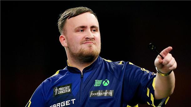 Weltmeister Littler gewinnt auch zweitgrößtes Darts-Turnier Dominiert weiter auf der Tour: Weltmeister Luke Littler.