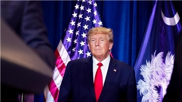 Donald Trump bei einer Wahlkampfveranstaltung in South Carolina.