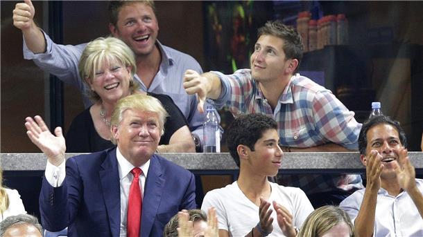 Donald Trump hat die US Open früher regelmäßig besucht - aber noch nie als Präsident. (Archiv-Foto)