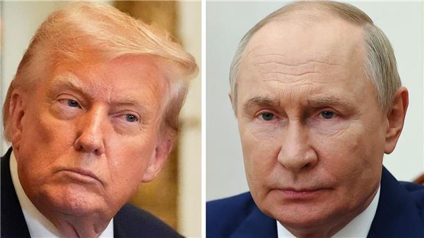 Mächtige Männer treffen sich allein Donald Trump (links) und Wladimir Putin (rechts) treffen sich zum ersten Mal seit Jahren direkt.