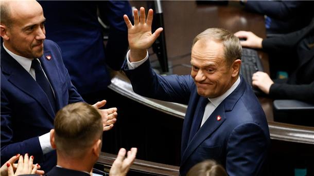 Polens Parlament bestätigt Regierung von Donald Tusk Donald Tusk war bereits von 2007 bis 2014 polnischer Ministerpräsident.