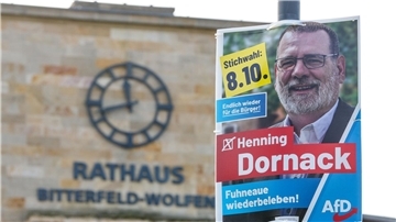 Dornack (AfD) wollte neuer Oberbürgermeister von Bitterfeld-Wolfen werden.