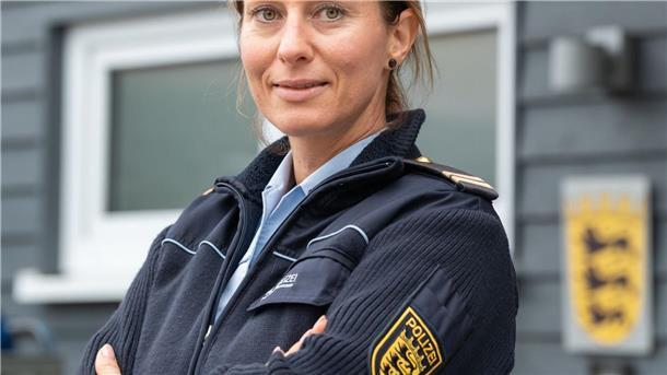 Dorothee Augustin ist auch im echten Leben Polizistin.