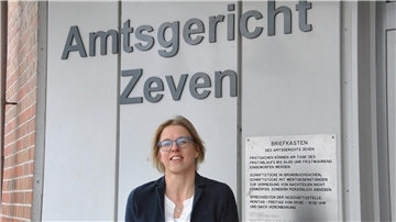 Dr. Judith Farokhmanesh ist seit wenigen Monaten Amtgerichtsdirektorin in Zeven, zuvor war sie in Stade am Landgericht tätig.