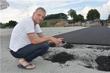 Das Archivfoto zeigt Egbert Haneke, den Vorsitzenden des VfL Sittensen.  