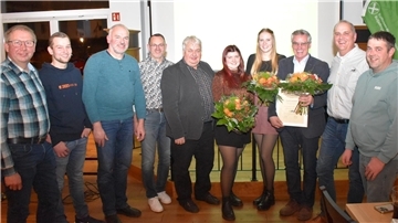 Ehrungen anlässlich der Generalversammlung der Raiffeisen-Warengenossenschaft Butjadingen/Seefeld