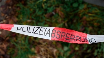 Ein Absperrband der Polizei.