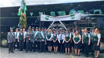 Wulsbütteler Schützenverein bei der Teilnahme am Schützenausmarsch in Hannover