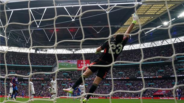 Glasner erreicht FA-Cup-Finale mit Crystal Palace Ein Distanzschuss von Eberechi Eze brachte die 1:0-Führung für Crystal Palace.