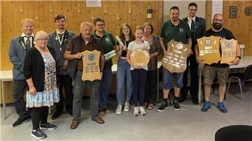 Sieger des Gemeindeschießens der Gemeinde Loxstedt in Nesse