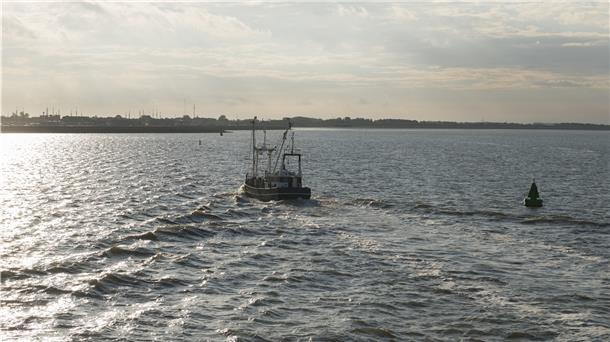 Ein Fischkutter auf der Nordsee. Greenpeace kritisiert den Zustand der Meere und der Fischbestände.