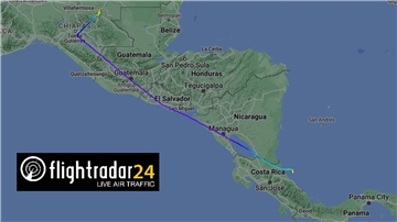 Ein Flugzeug mit fünf deutschen Passagieren ist verschwunden - es war auf dem Weg von Mexiko nach Puerto Limón an der Karibikküste von Costa Rica.