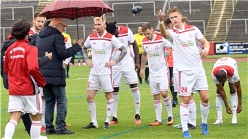 Ein Foto vom Spiel des OSC Bremerhaven gegen den Bremer SV vom 26.9.2020.