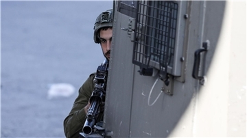 Ein israelischer Soldat im Einsatz im Westjordanland. (Symbolbild)