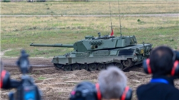 Ein Kampfpanzer vom Typ Leopard 1.