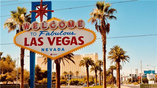 Schild "Welcome to Fabulous Las Vegas" in Las Vegas
