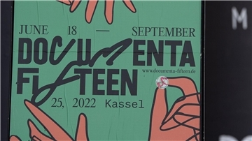 Ein Plakat zur documenta fifteen.