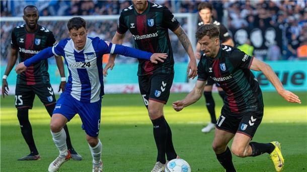 Ein Spiel auf Augenhöhe: Magdeburg gegen Hertha BSC