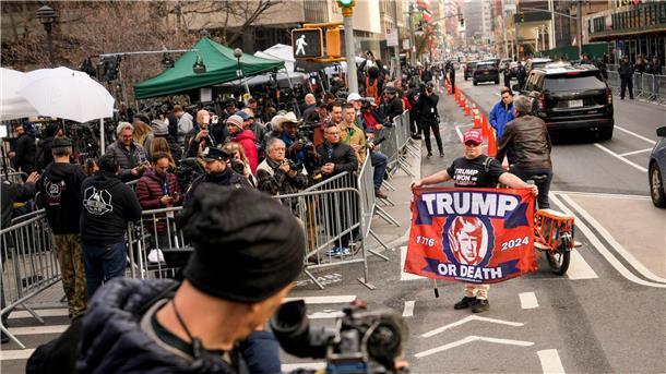 Ein Trump-Anhänger in Manhattan.