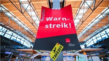 Ein Warnstreik des Sicherheitspersonals führt am Donnerstag zu Einschränkungen an vielen deutschen Flughäfen.