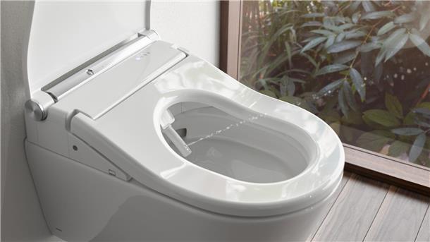 Ein Washlet ist eine klassische japanische Toilette.