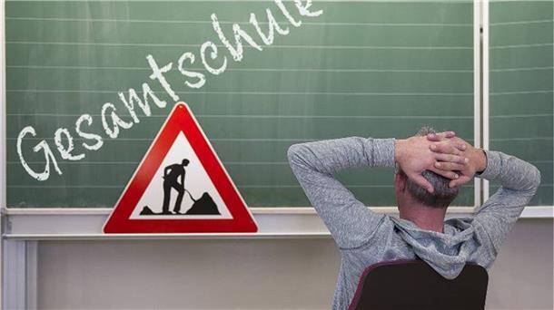 Eine Gesamtschule fürs Cuxland? Rot-Grün möchte das gerne. Aber noch ist das Thema eher einer Baustelle. Foto Mühlanger/Imago/Bearbeitung Gausmann