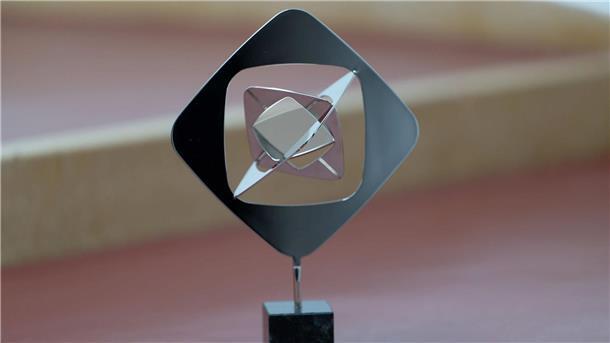 Eine Grimme-Preis Trophäe. Die Preisträger des diesjährigen Grimme-Preises wurden in Marl bekannt gegeben.