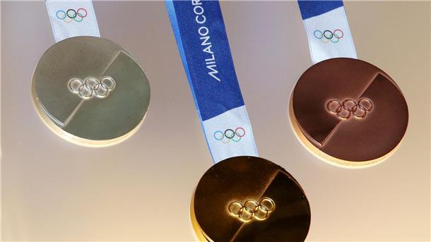 Olympia-Medaillen vorgestellt: Sie gehen nicht kaputt Eine olympische Medaille wollen 2026 viele Wintersportler holen.