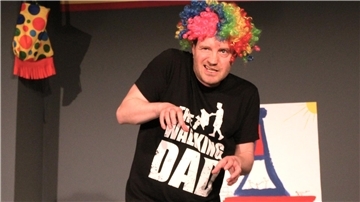 Stefan Wilde auf der Bühne