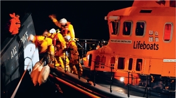 Seenotretter im Einsatz