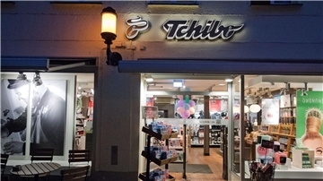 Eine „Tchibo“-Filiale in der Greifswalder Innenstadt.