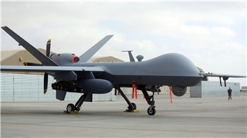 Eine US-amerikanische Drohne vom Typ MQ-9.