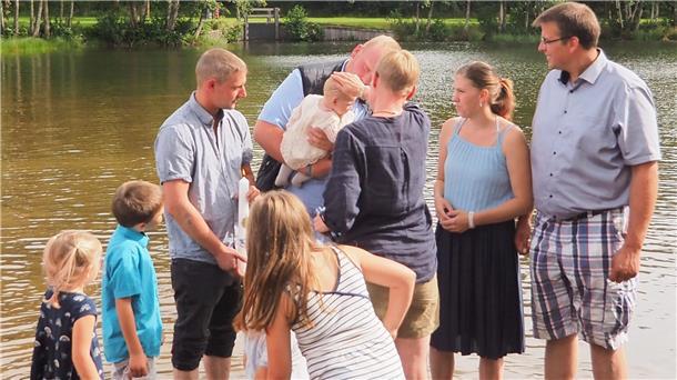 Taufe im Sieverner See
