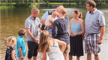 Taufe im Sieverner See