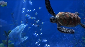Einmal in der Tiefsee stehen, dem Blubbern lauschen und die Tiere mit den Händen greifen. Beim Kurzurlaub mit der Virtual-Reality-Brille gelingt das problemlos.