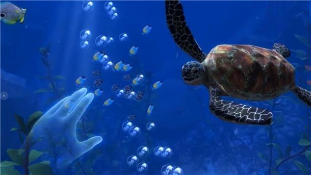 Einmal in der Tiefsee stehen, dem Blubbern lauschen und die Tiere mit den Händen greifen. Beim Kurzurlaub mit der Virtual-Reality-Brille gelingt das problemlos.