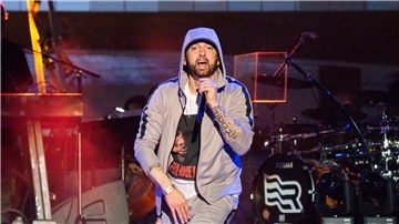 Eminem beim Bonnaroo Music and Arts Festival 2018.