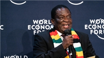 Emmerson Mnangagwa ist Simbabwes Präsident.