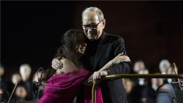Ennio Morricone wurde mit der Musik zu „Spiel mir das Lied zum Tod“ berühmt. Sein Wegbegleiter Giuseppe Tornatore hat eine Dokumentation über ihn gedreht.